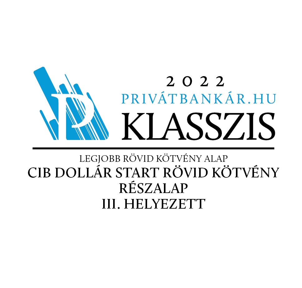 2022 Privátbankár.hu Klasszis díj - III. díj CIB Dollár Start részalap